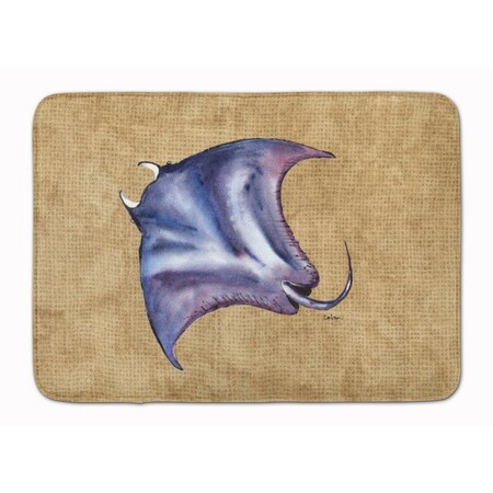 Carolines Treasures StinGrey Machine Washable Memory Foam Mat 8814RUG